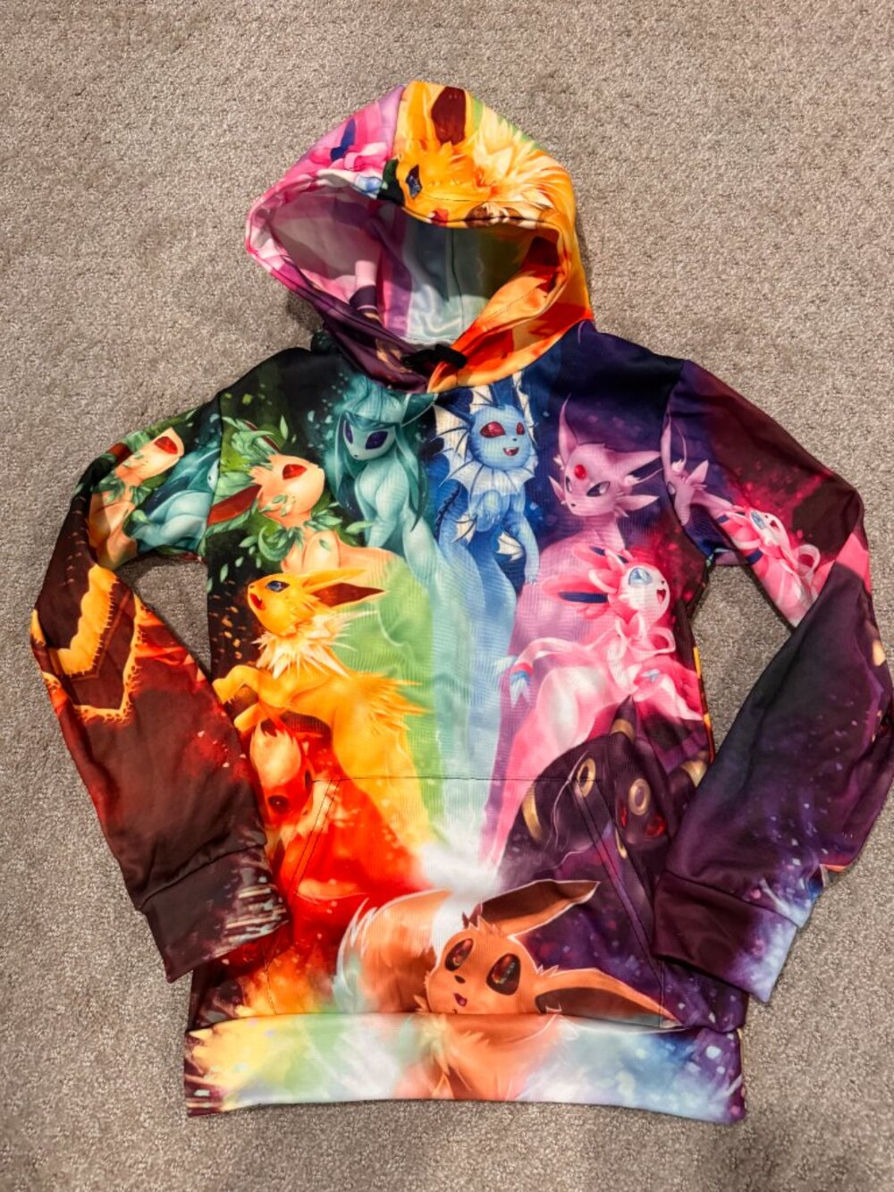 Pokémon all-over graphic print pullover hoodie
